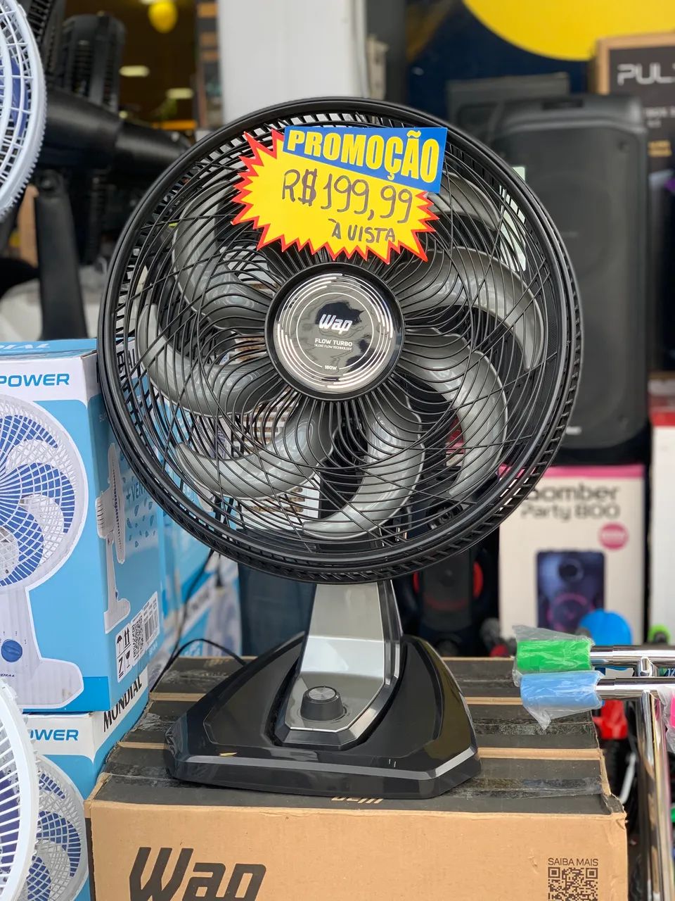 VENTILADOR WAP 2 Em 1 TURBO 180W 