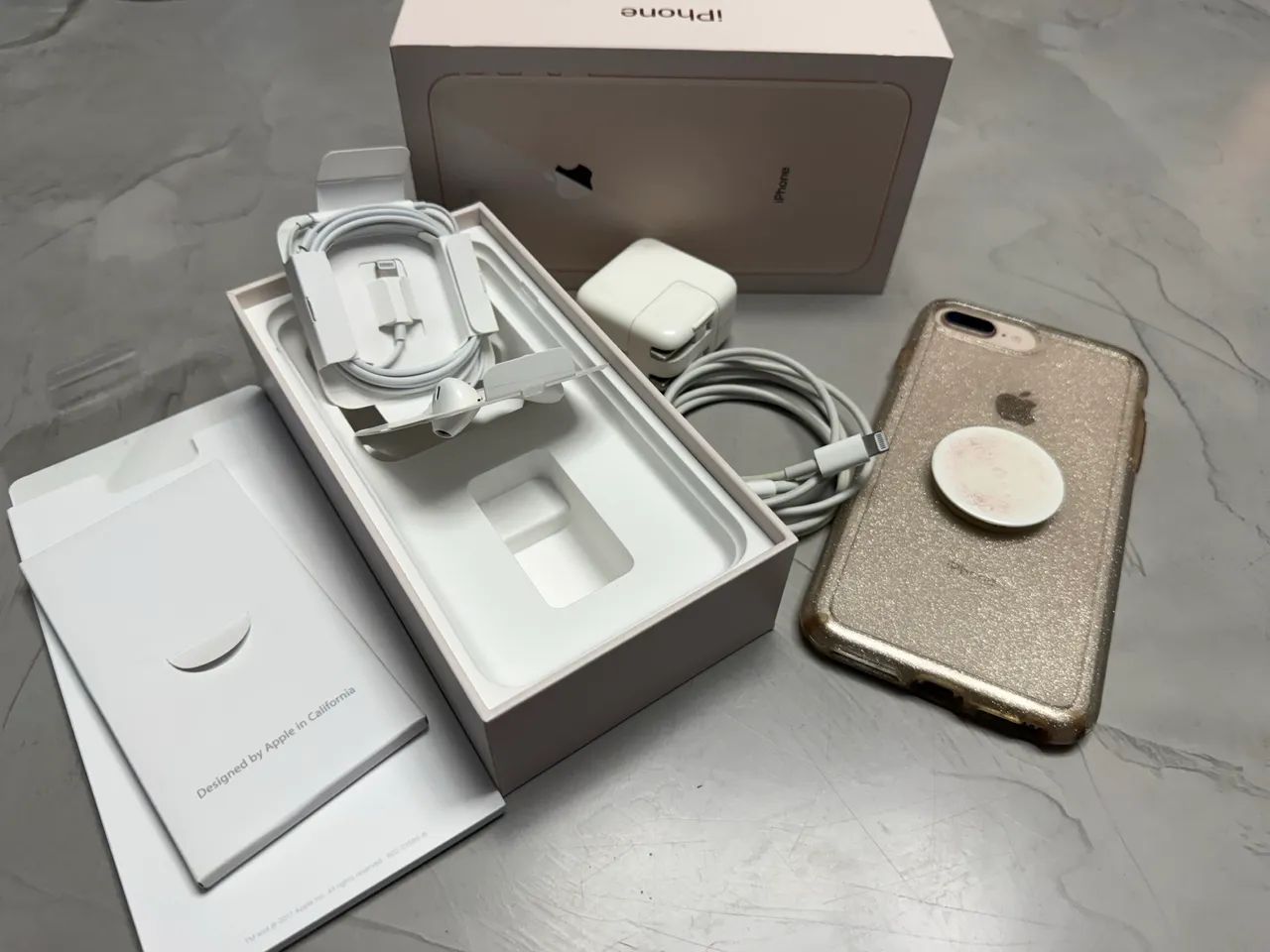 iPhone 8 Plus - 256GB Gold - impecável  - Foto 5