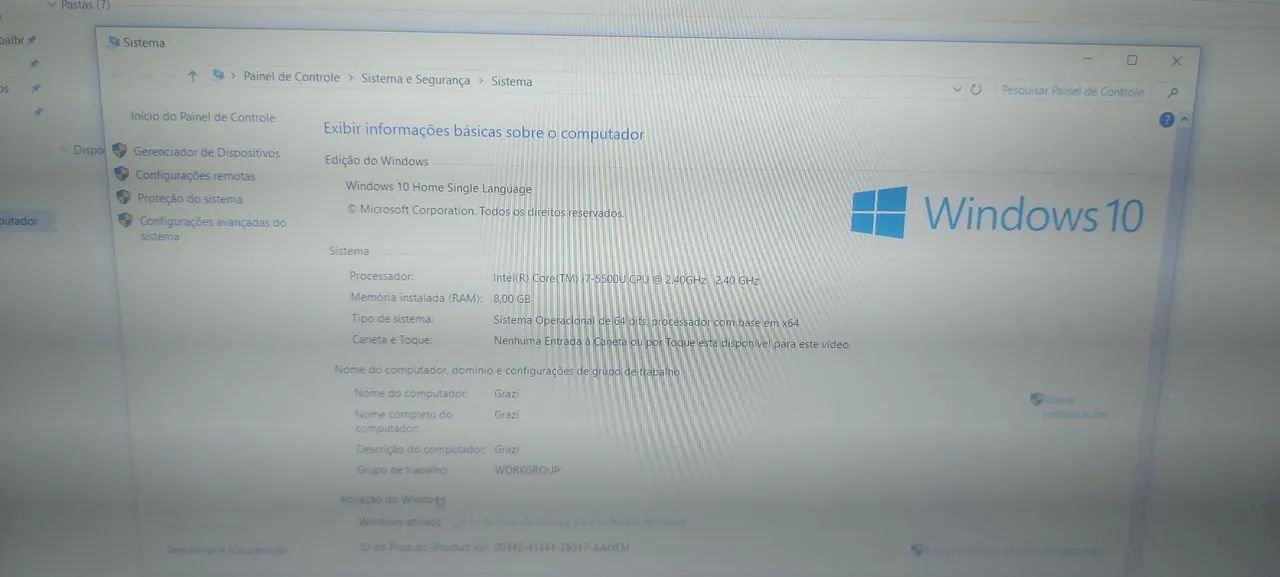 Notebook Samsung core i7  8gb ram ssd 250gb  - Foto 3