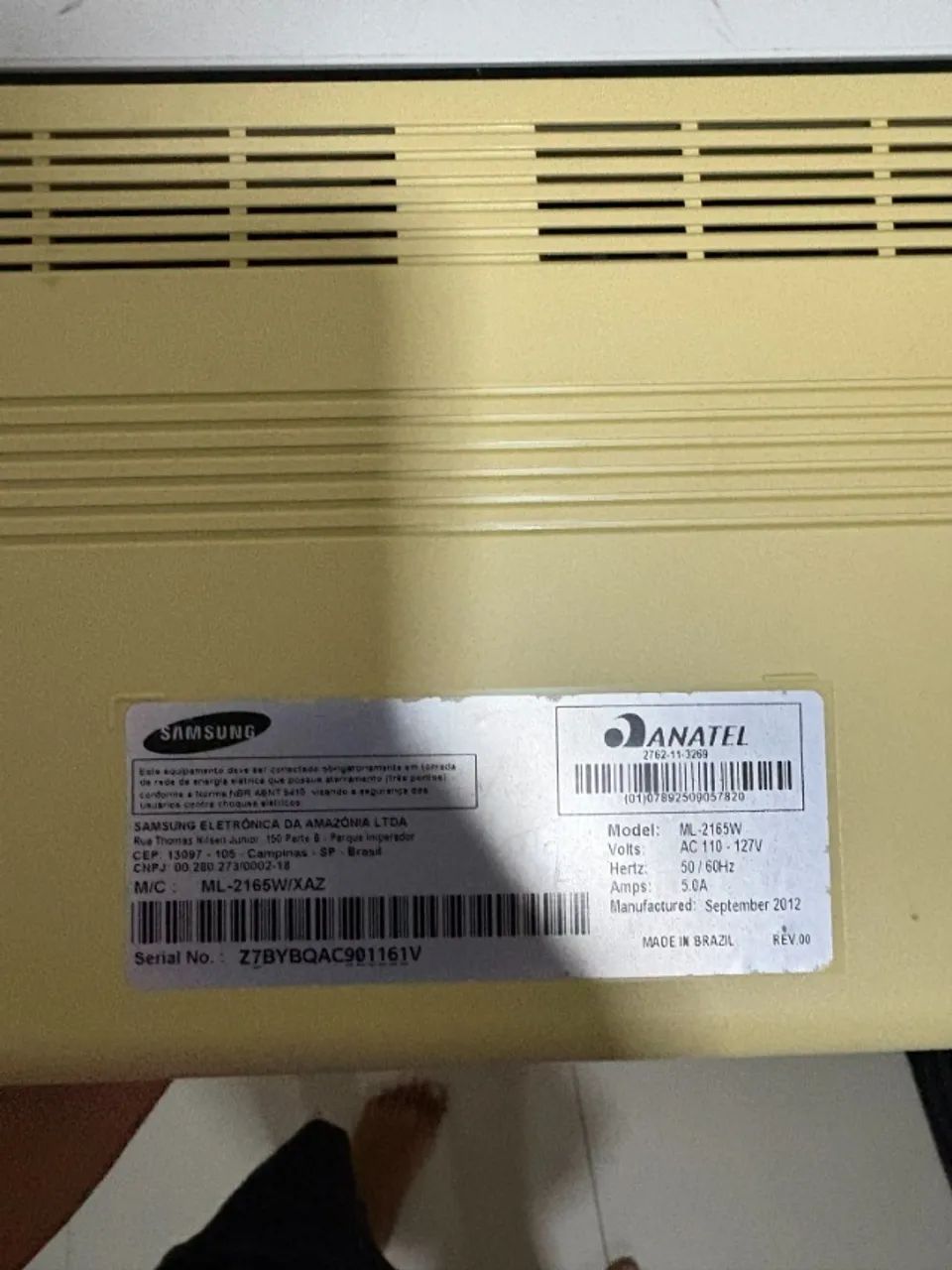 Impressora Samsung ML-2165 laser monocromática - Foto 3