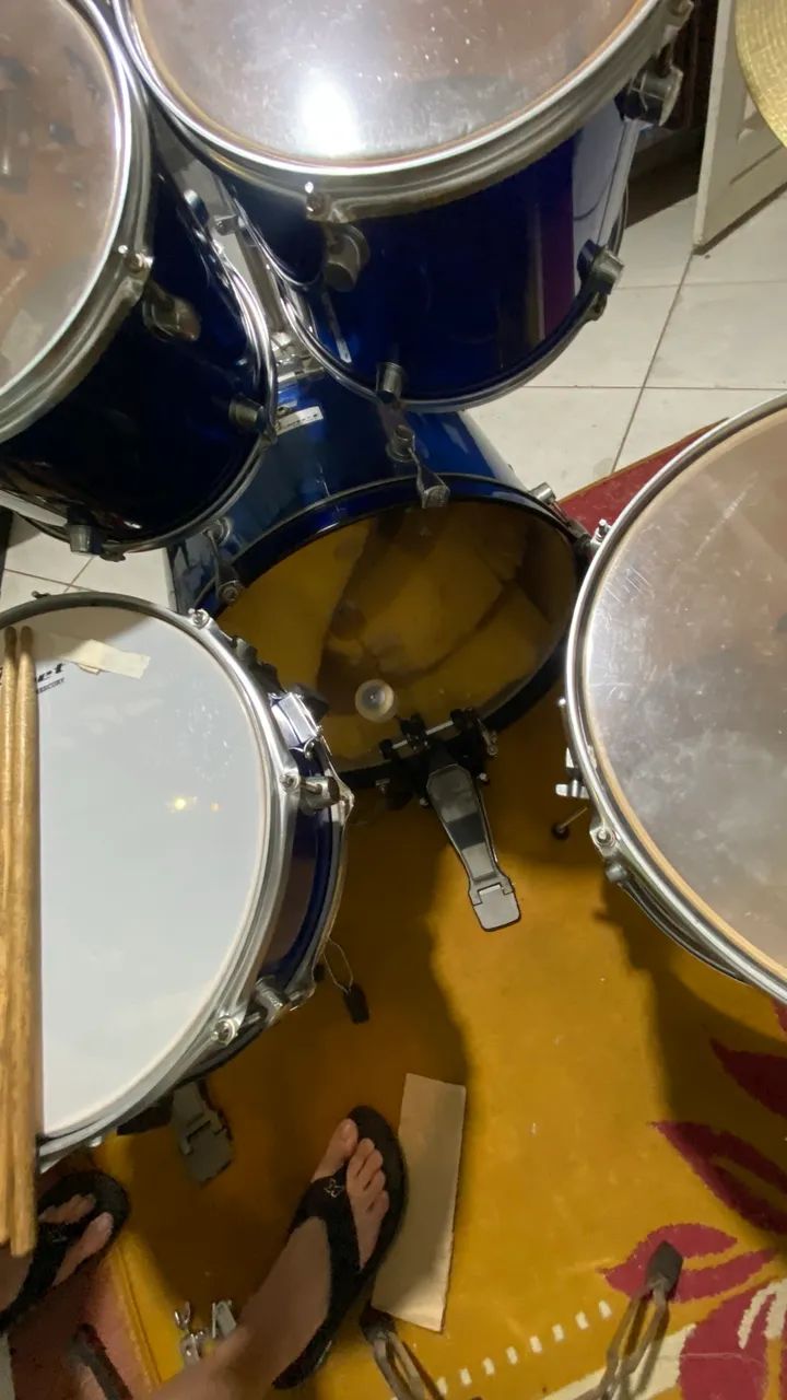 Bateria acústica  - Foto 4