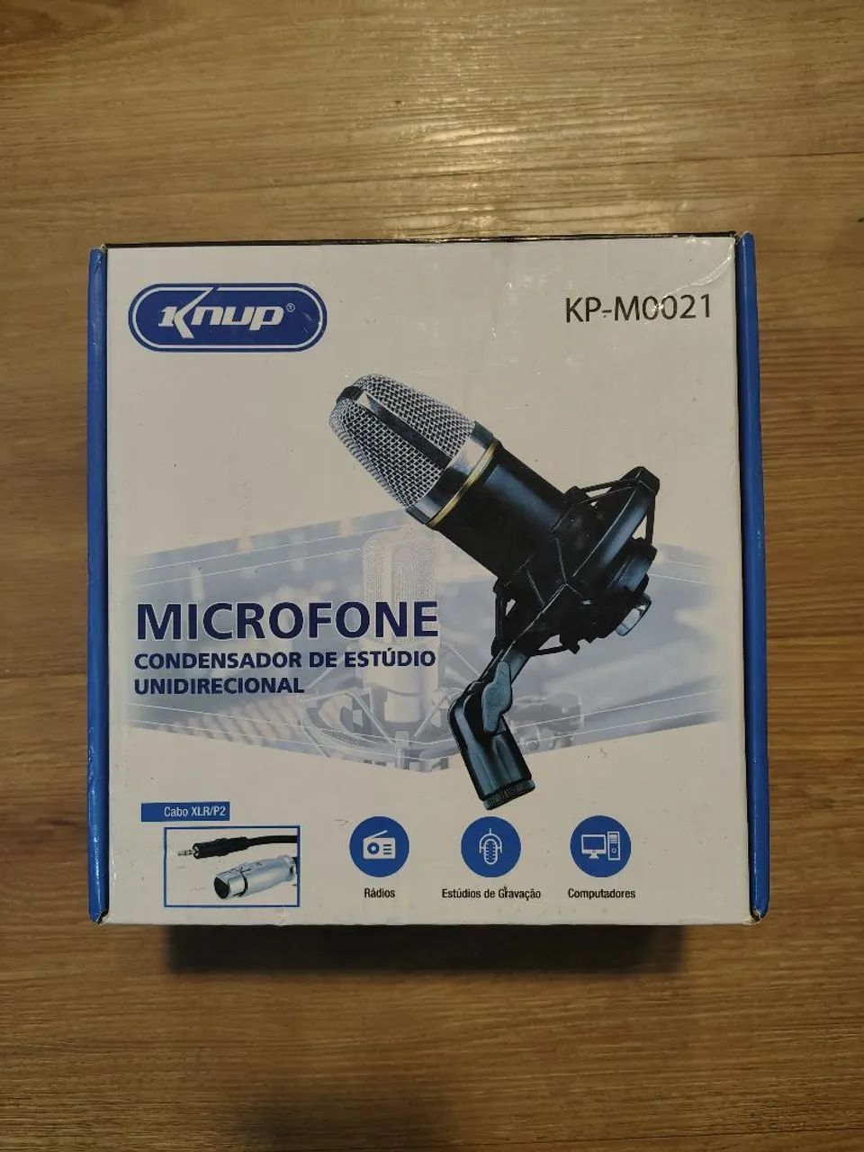 Microfone Estúdio Unidirecional knup KP-M0021 ( Novo ) 
