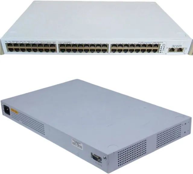 Switch Rede Fast 3com 4200 50 Portas 10/100 (Usado)