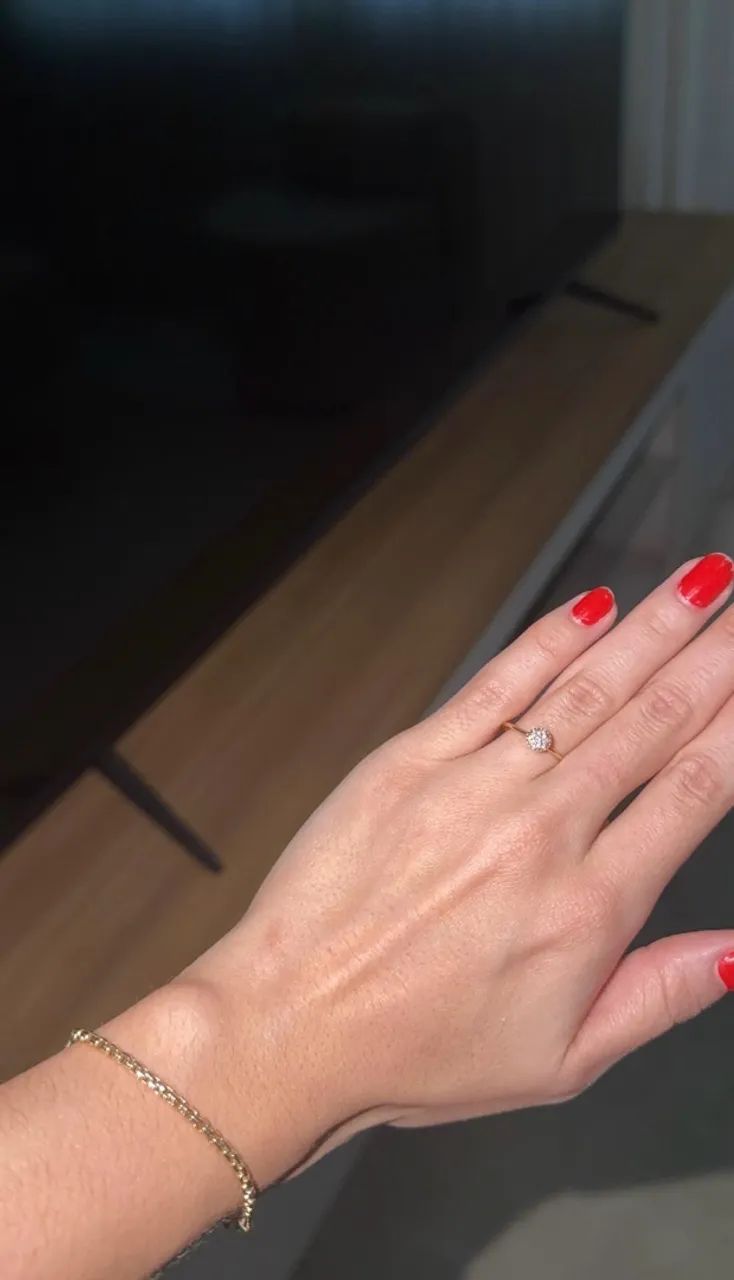 Anel de ouro 18k vivara com diamantes  - Foto 3