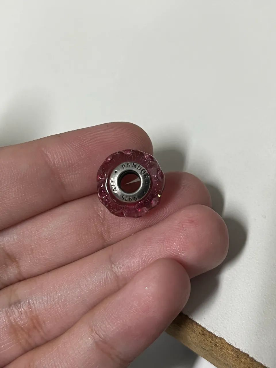 Charm Pandora ORIGINAL Murano Ondas - Pink - Foto 4