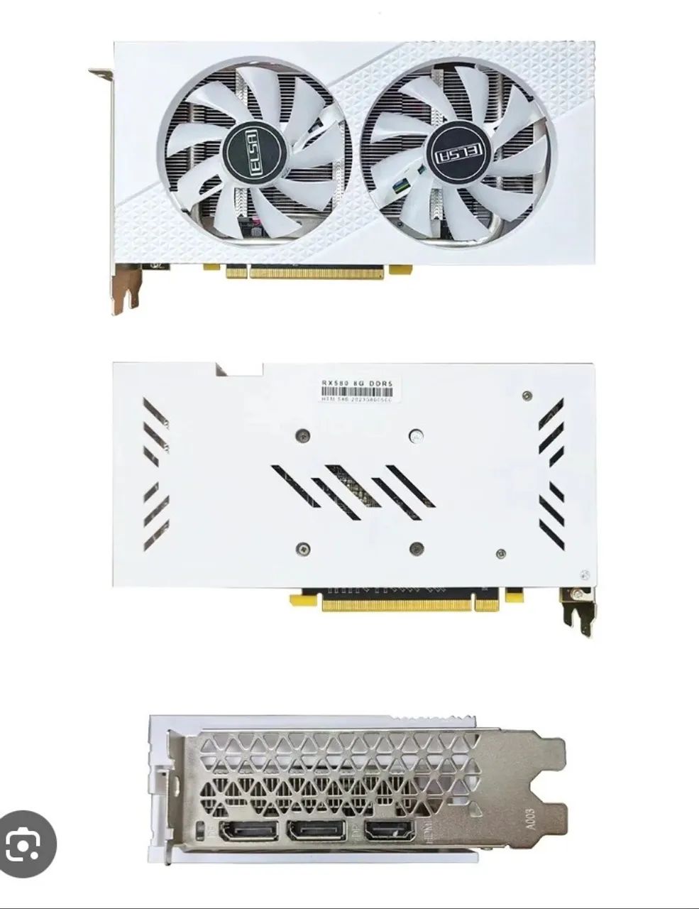 RX580 8GB 2048 WHITE  - Foto 3
