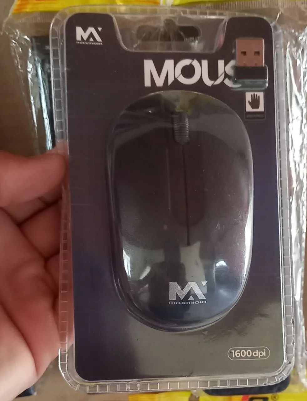 Mouse Usb Sem Fio (A Pilha) - Foto 2
