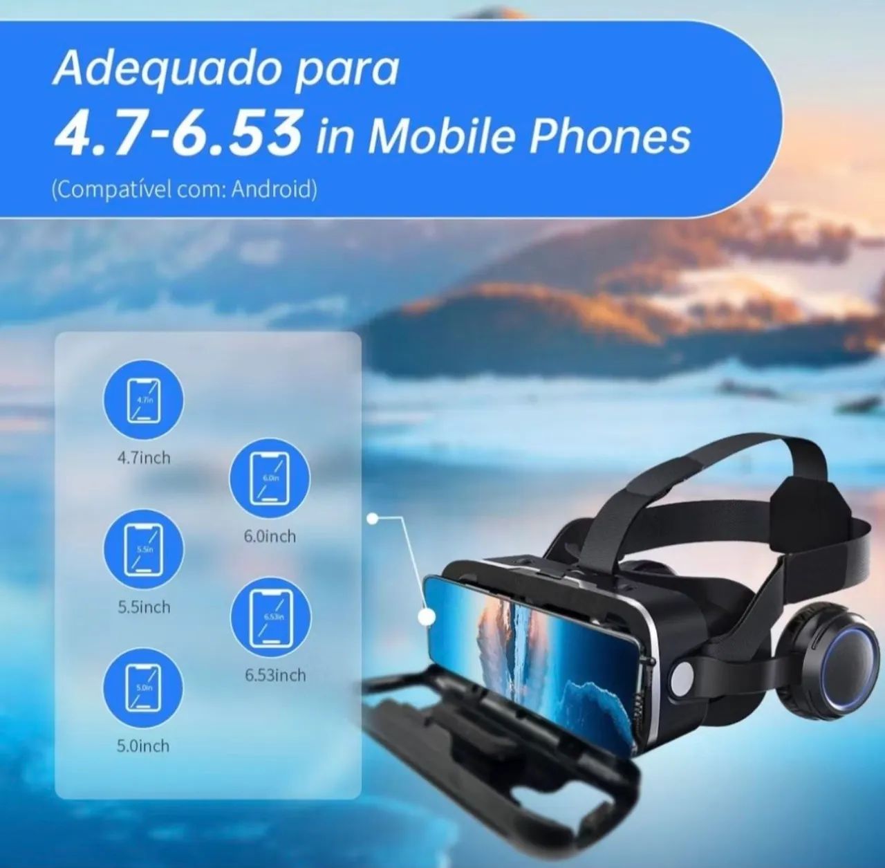 Óculos De realidade virtual 3D shinecom  - Foto 4