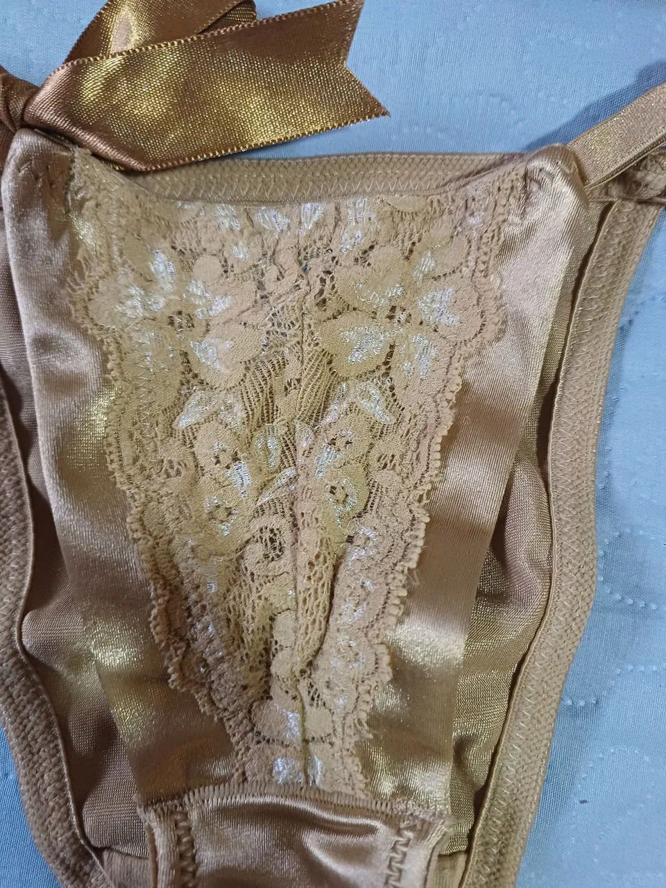 Conjunto dourado Demillus brilho  - Foto 4