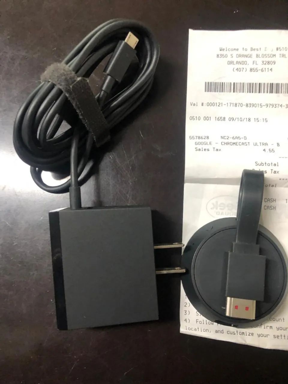 Chromecast Ultra 4K Original Google + Fonte Original + Nota Fiscal