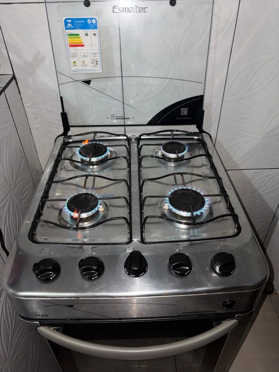 Fogão Esmaltec Inox Modelo Jade - Foto 4