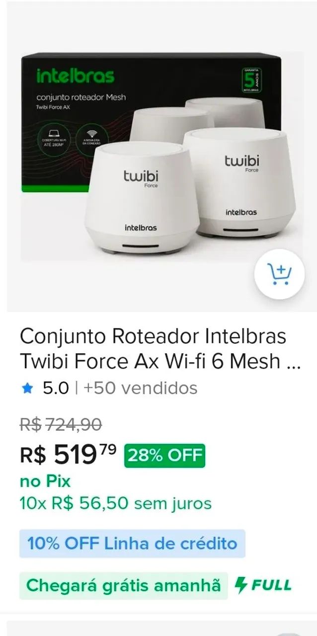 Roteador Wi-fi Mesh Intelbras - Foto 5
