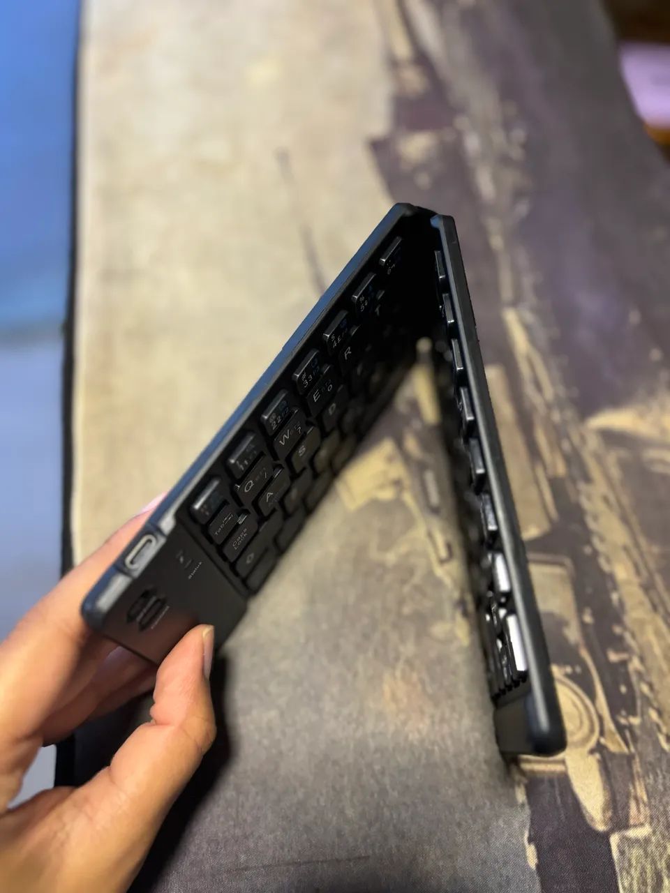 Mini Teclado Dobrável - JP106 - Foto 4