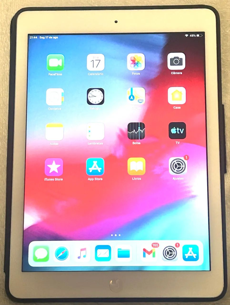 iPad Air 1ª Geração 64 GB Prata - Ótimo Para Leituras e Vídeos - Foto 5