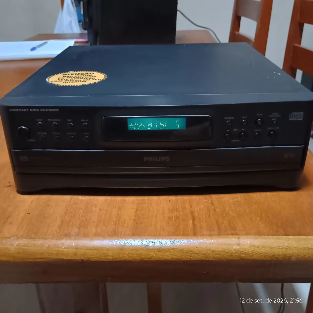 Compact Disc Changer Philips CDC 265 conserto ou retirada de peças  - Foto 2