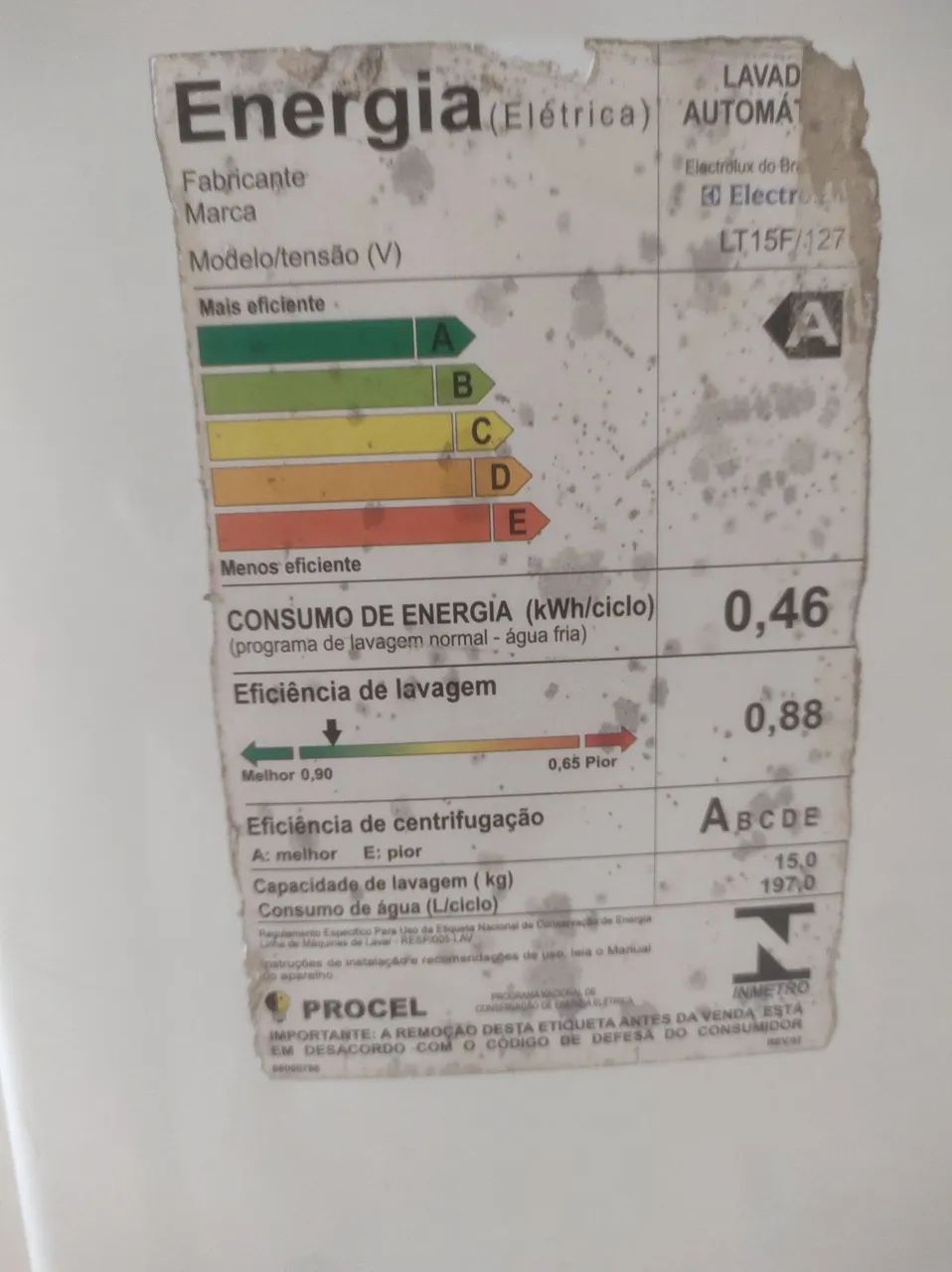 Máquina de lavar 15kg Eletrolux  - Foto 3