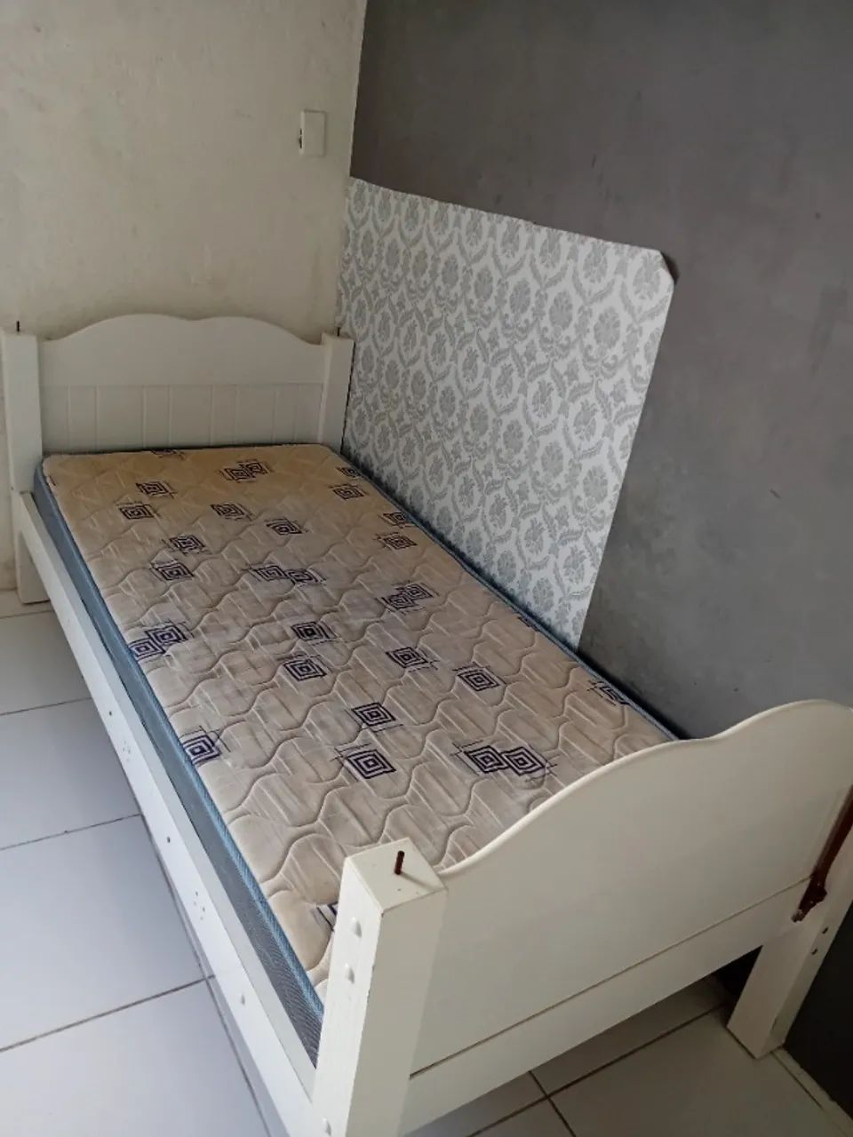 Cama solteiro madeira - Foto 5