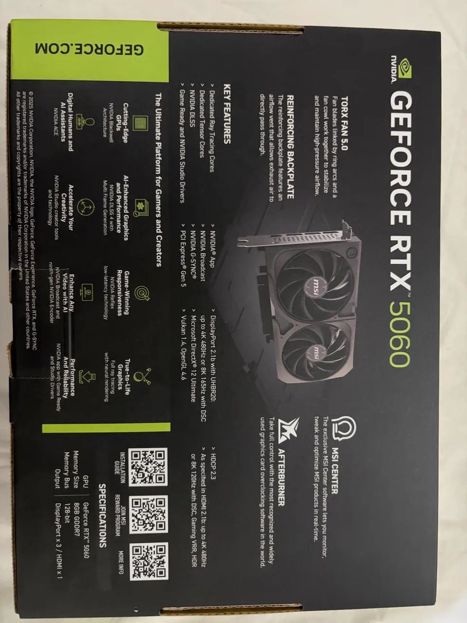 (lacrada) RTX 5060 MSI NOVA (com fone) - Foto 2