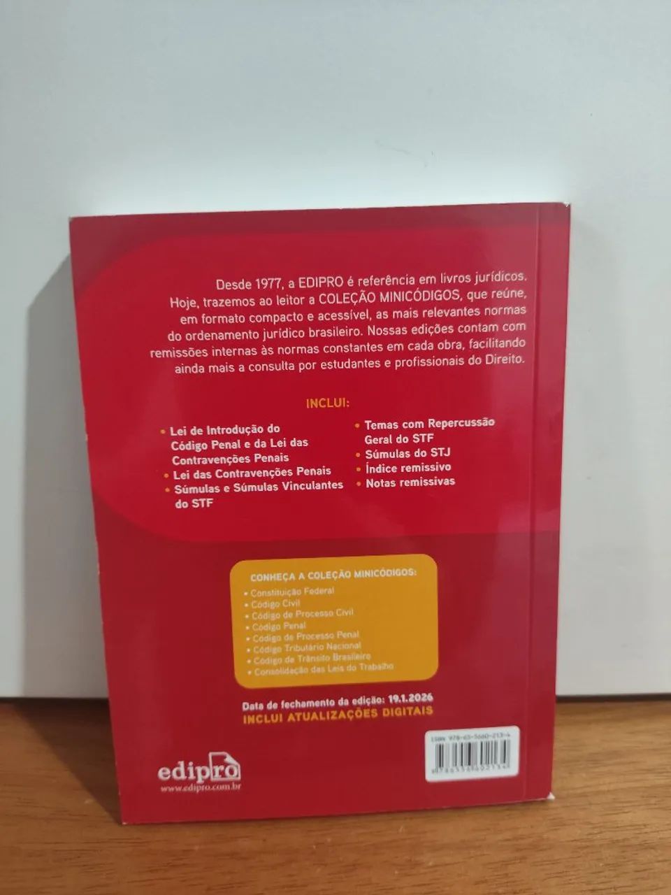 Código Penal CP 2026 Edipro coleção Mini Códigos - Foto 2