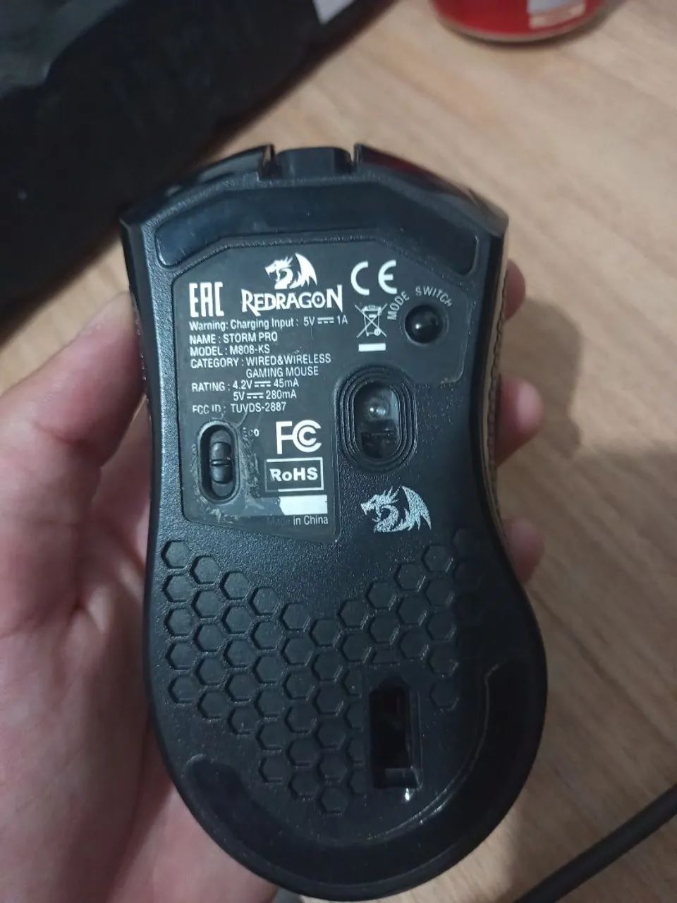 Mouse Redragon Storm Pro Sem Fio - Foto 3