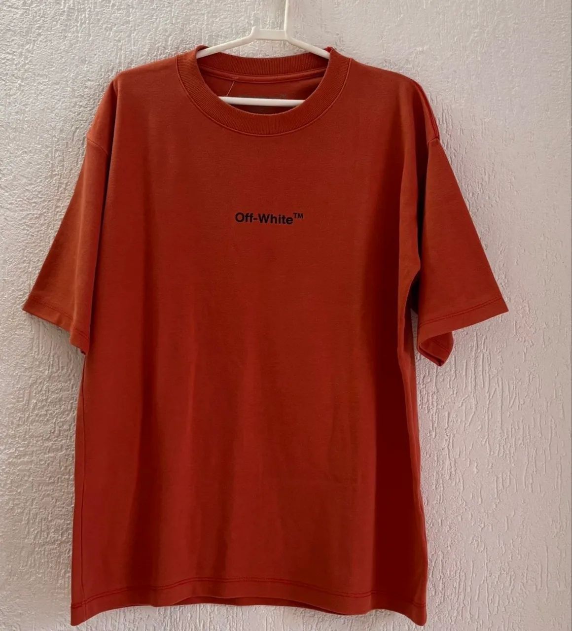 camiseta off-white for nike, tamanho m 