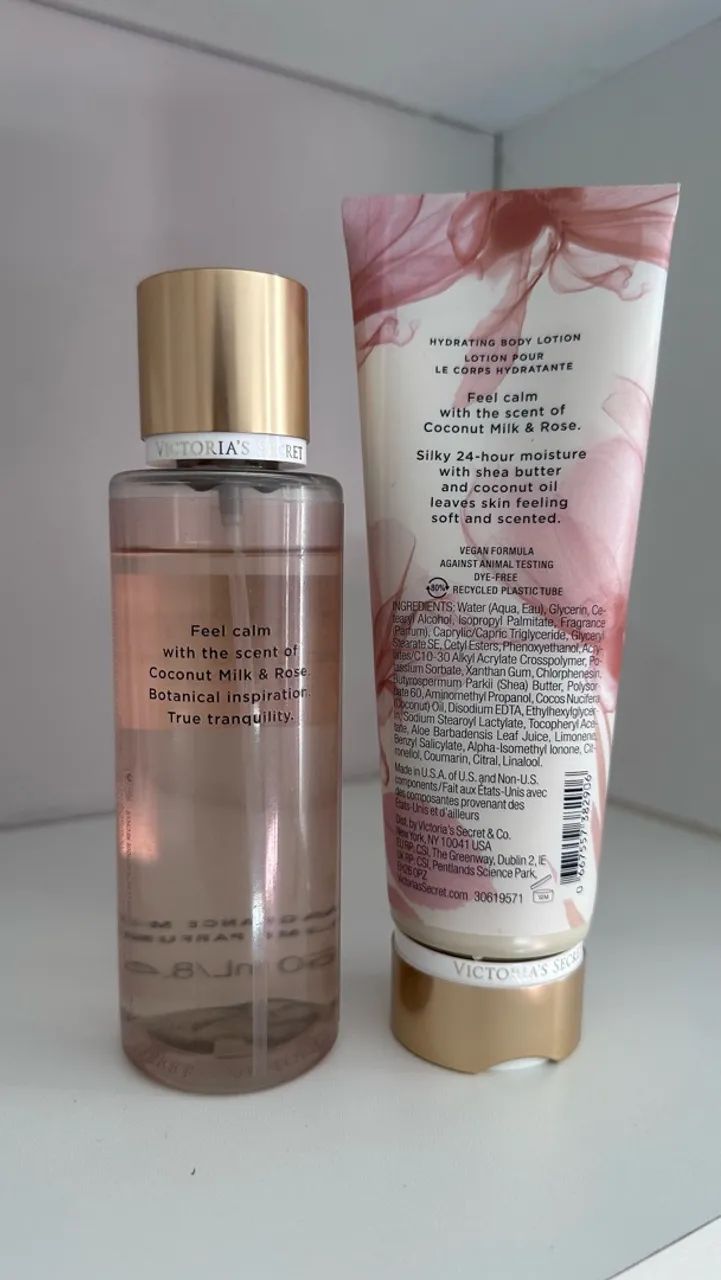 Kit Victoria Secret Coconut Milk e Rose Original - Foto 3