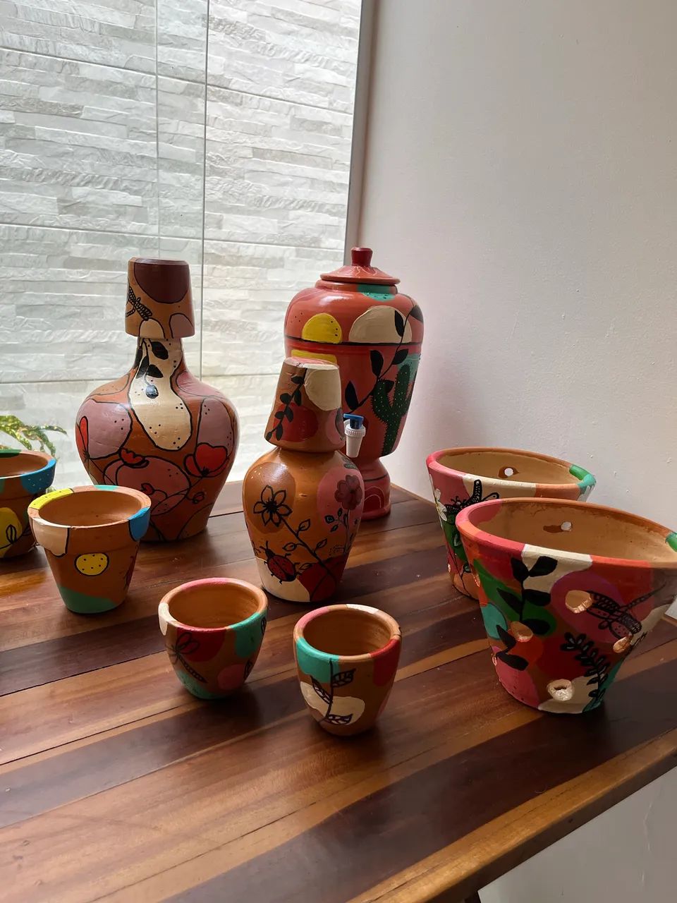 Vasos de barro 