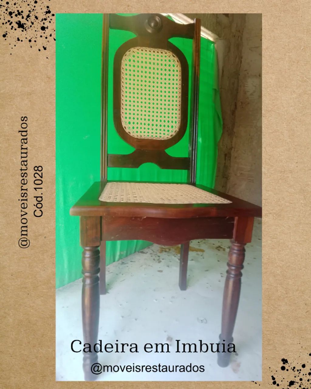 Cadeira em Madeira