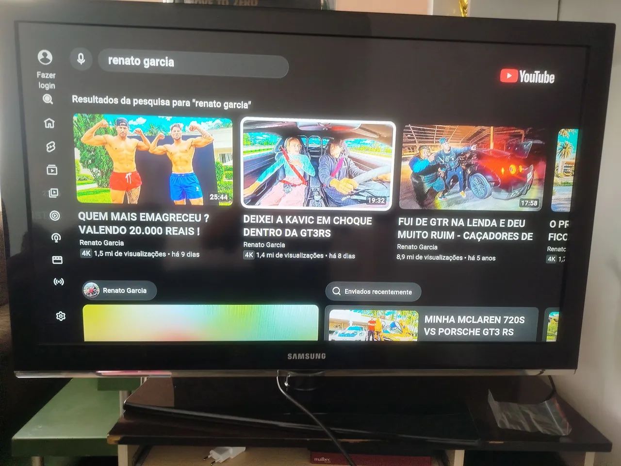 Tv Samsung 40 polegadas lcd com defeito  - Foto 2
