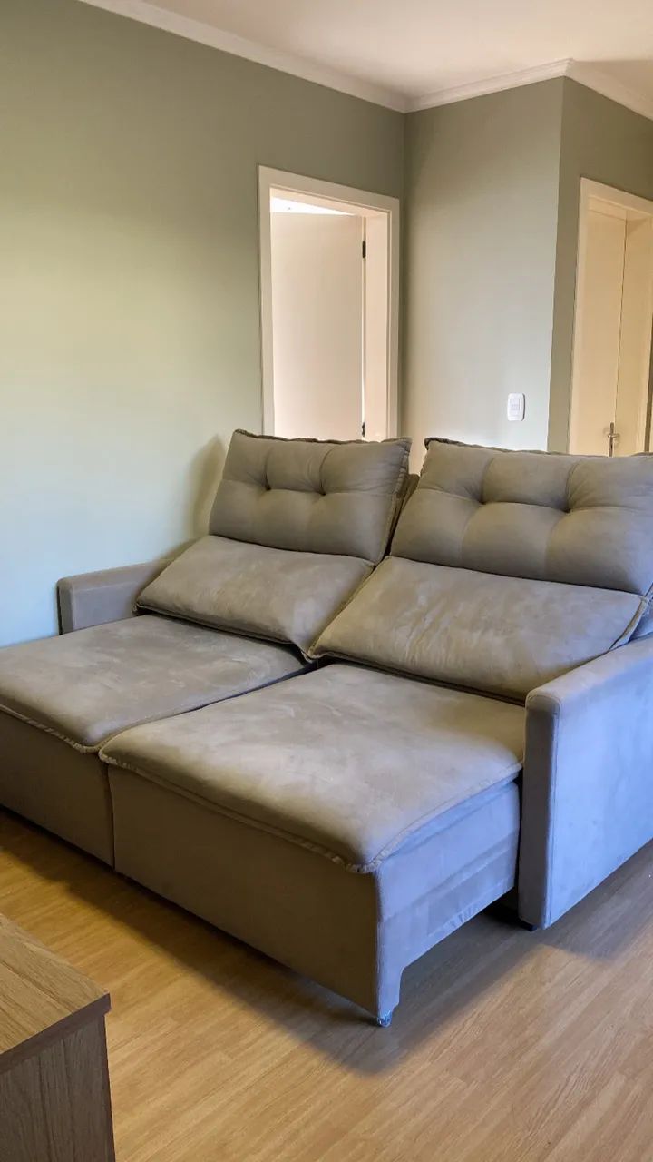 Vendo sofá retrátil e reclinável  - Foto 3