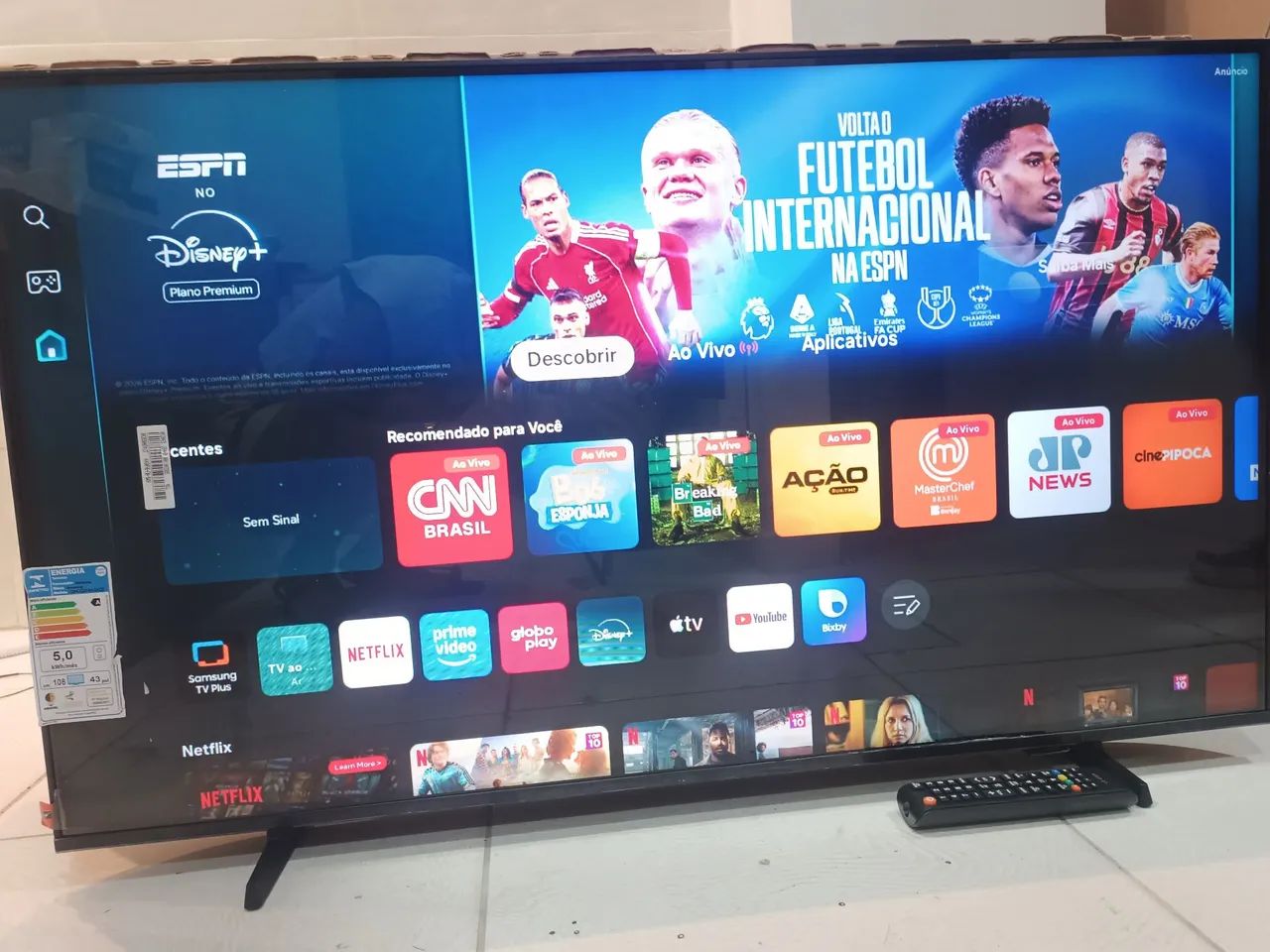 Smart tv Samsung 43 polegadas 4k nova  - Foto 3