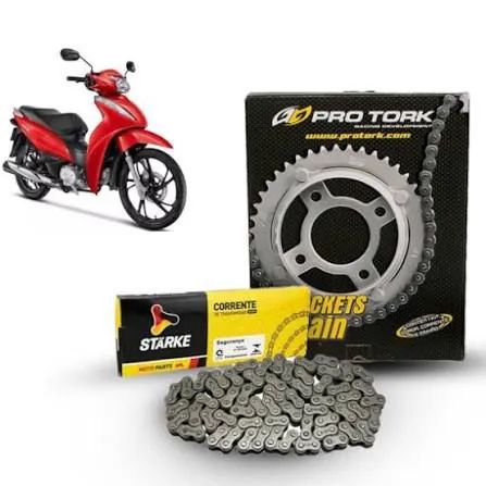 KIT RELAÇÃO P/MOTO BIZ 125/BIZ 100 ENTREGO, ACEITARMOS CARTÃO!? - Foto 3