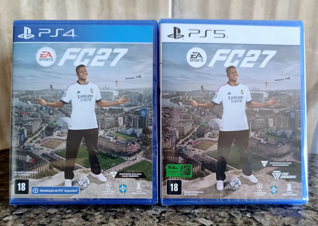 FC 27 Mídia Física PS4 e PS5