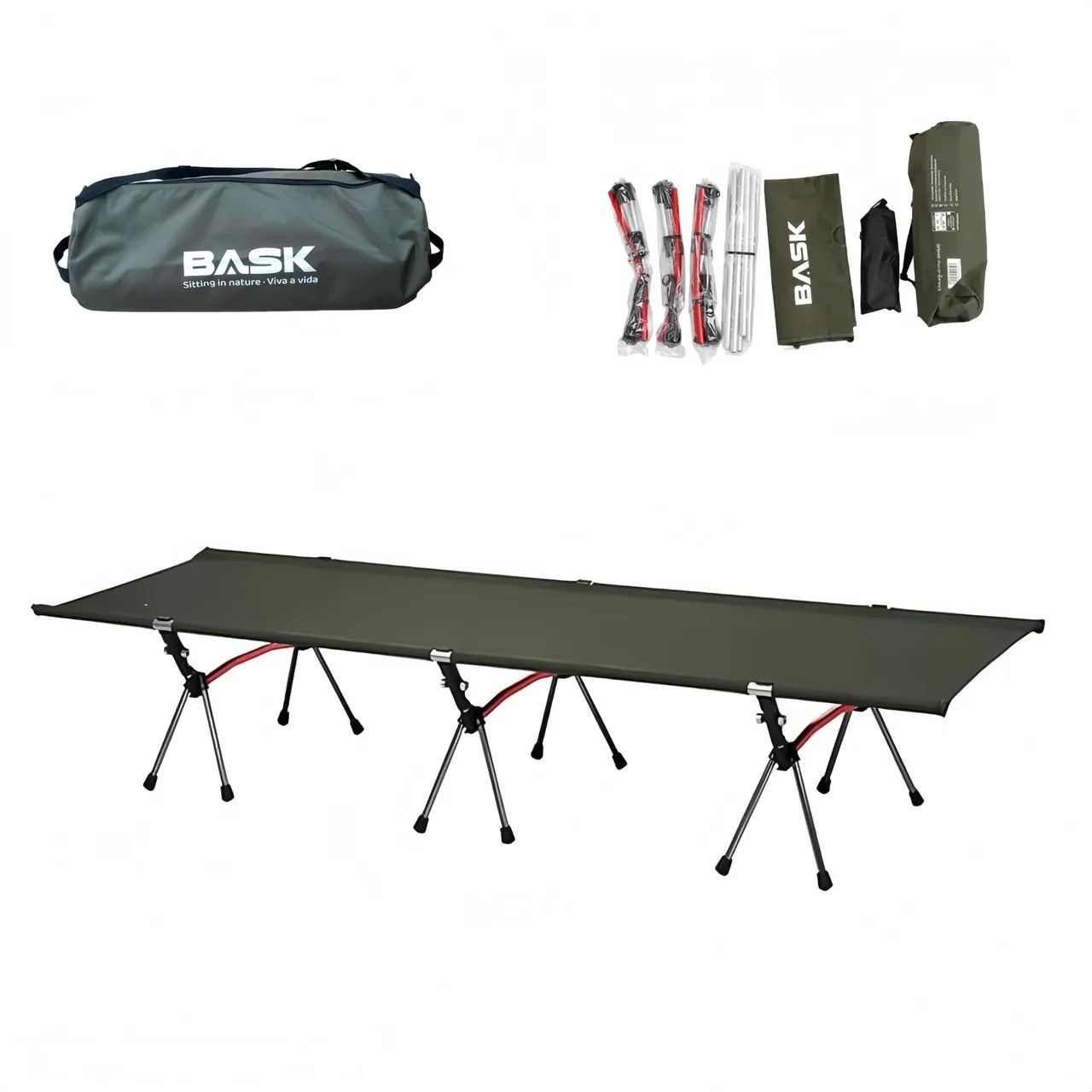 Cama dobrável camping da Bask nova! - Foto 5