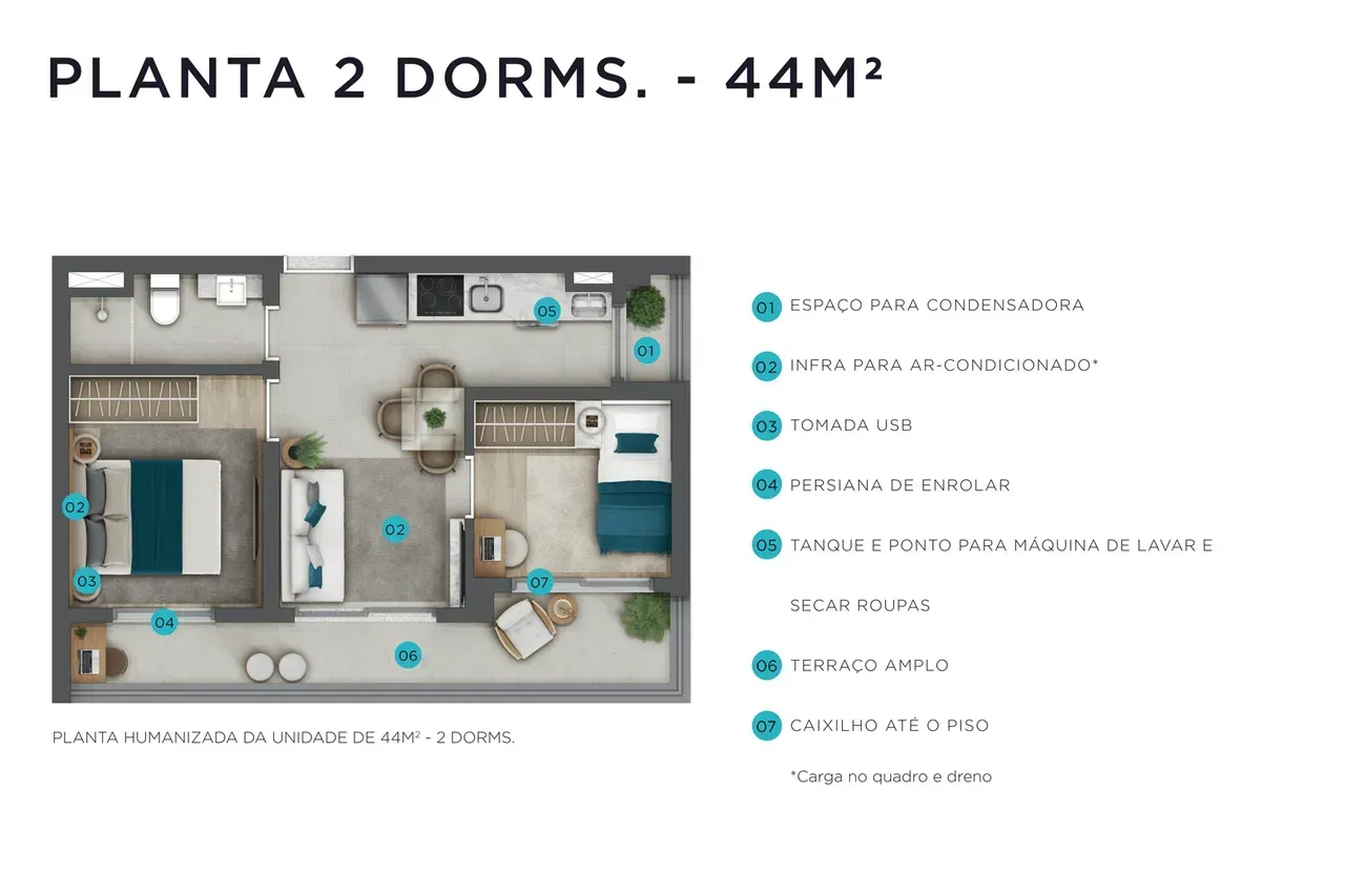 PLANTA 44m²