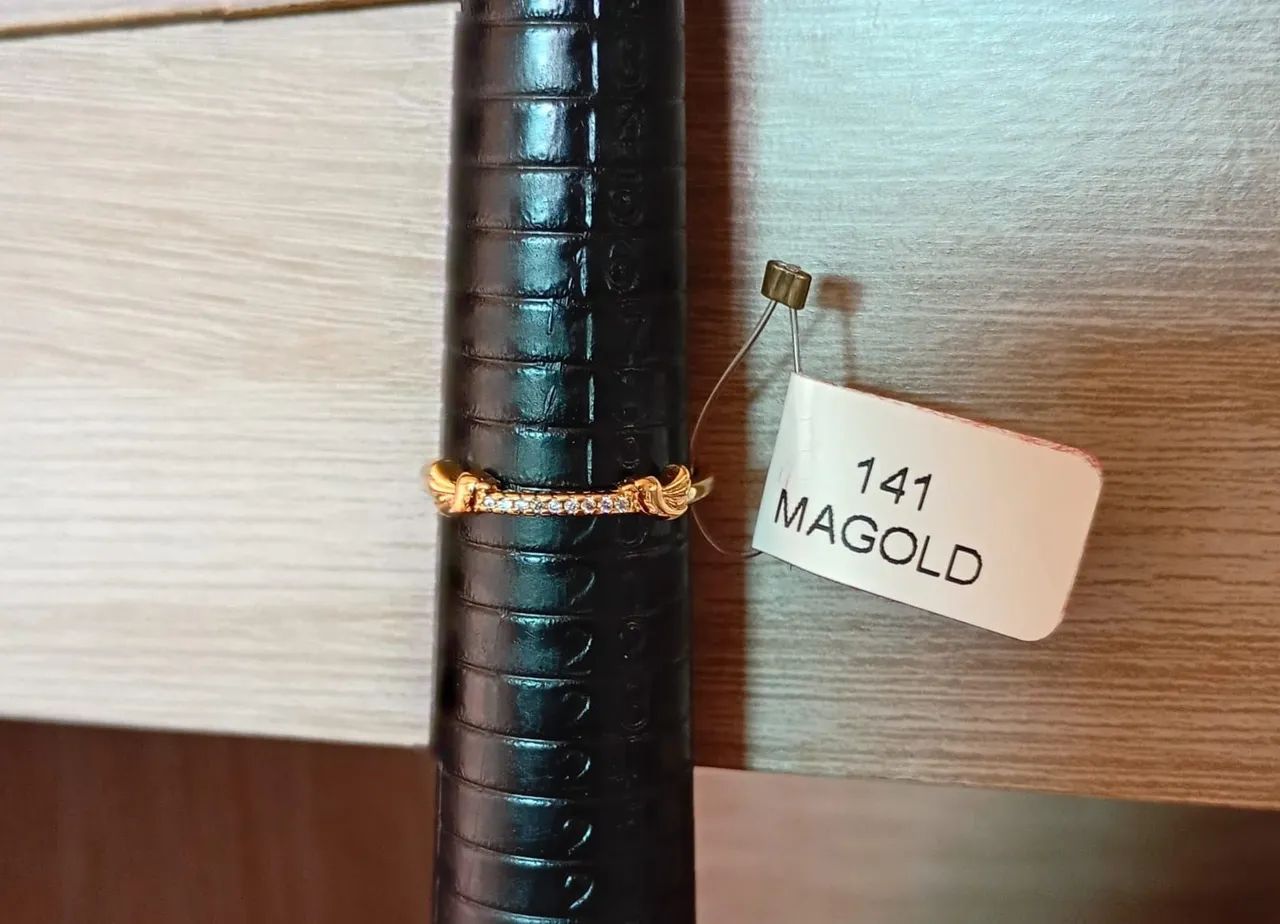 Anel aliança, Semijoia Magold
