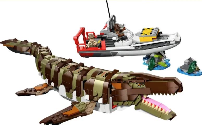 オクトパス Lego 76974 Jurassic World Missão Do Barco Mosasaurus Pç 858