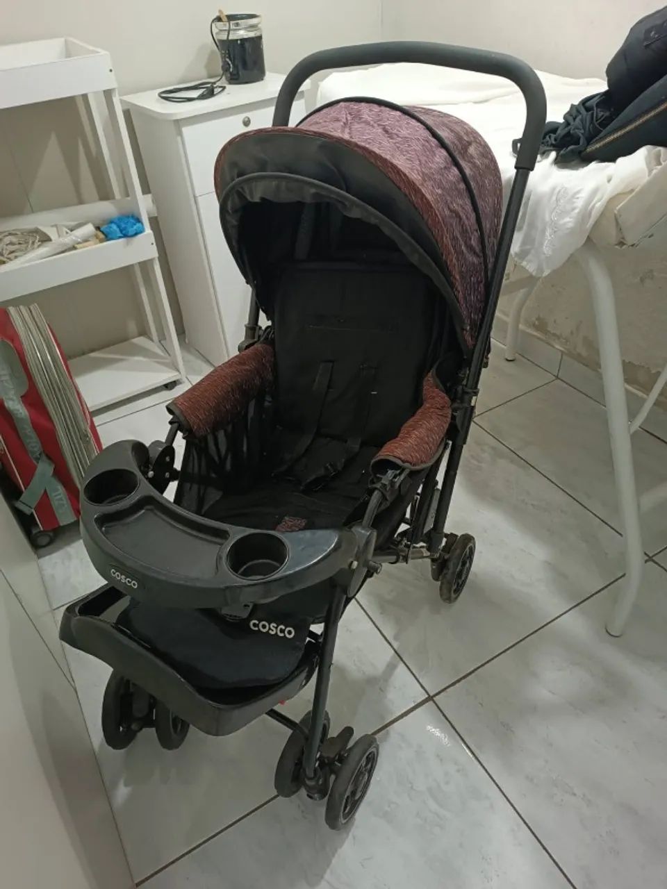 Carrinho, cadeira de bebe e assento de vaso - Foto 2