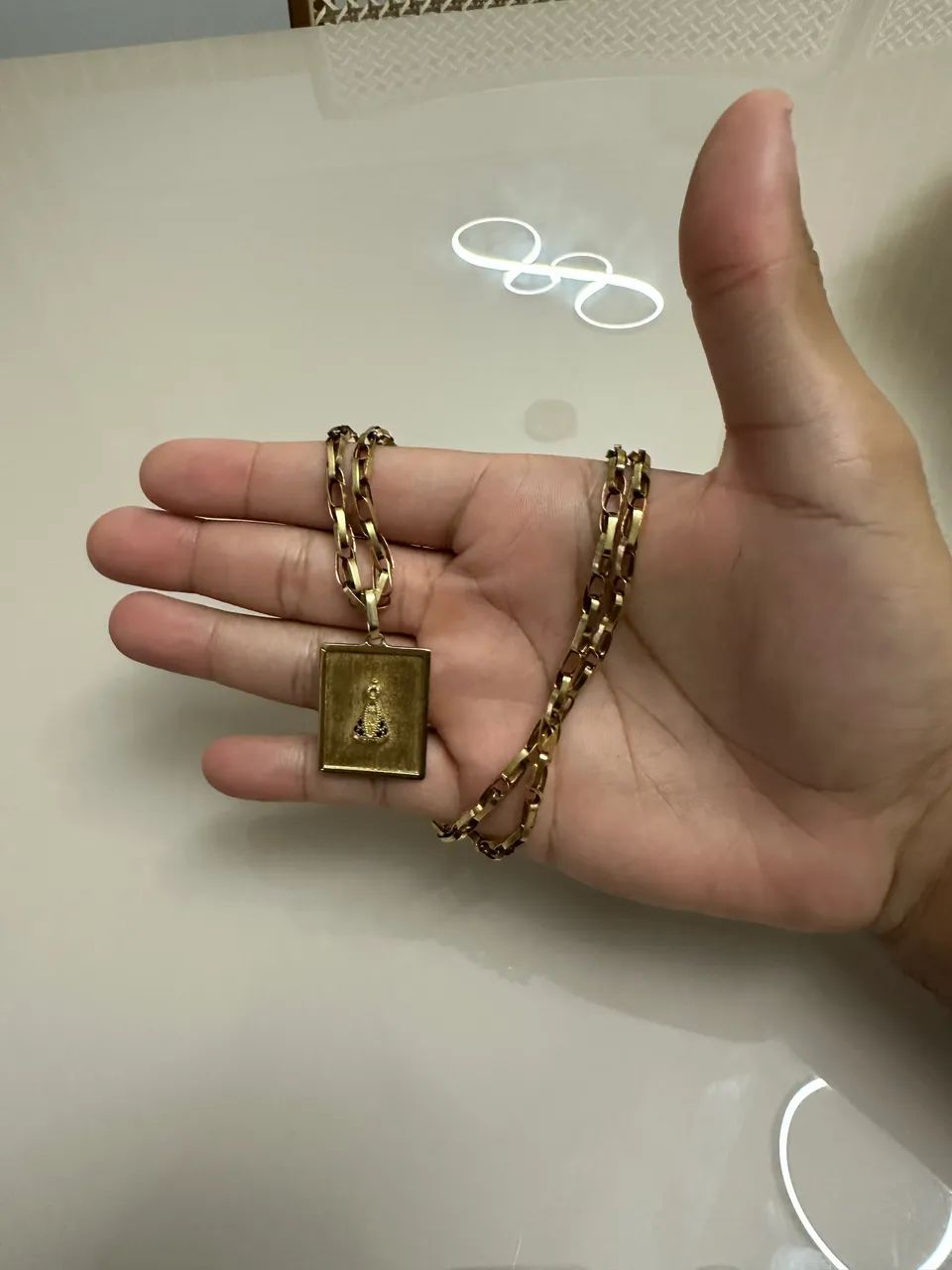 Corrente baguete duplo 23,8 g - Foto 2
