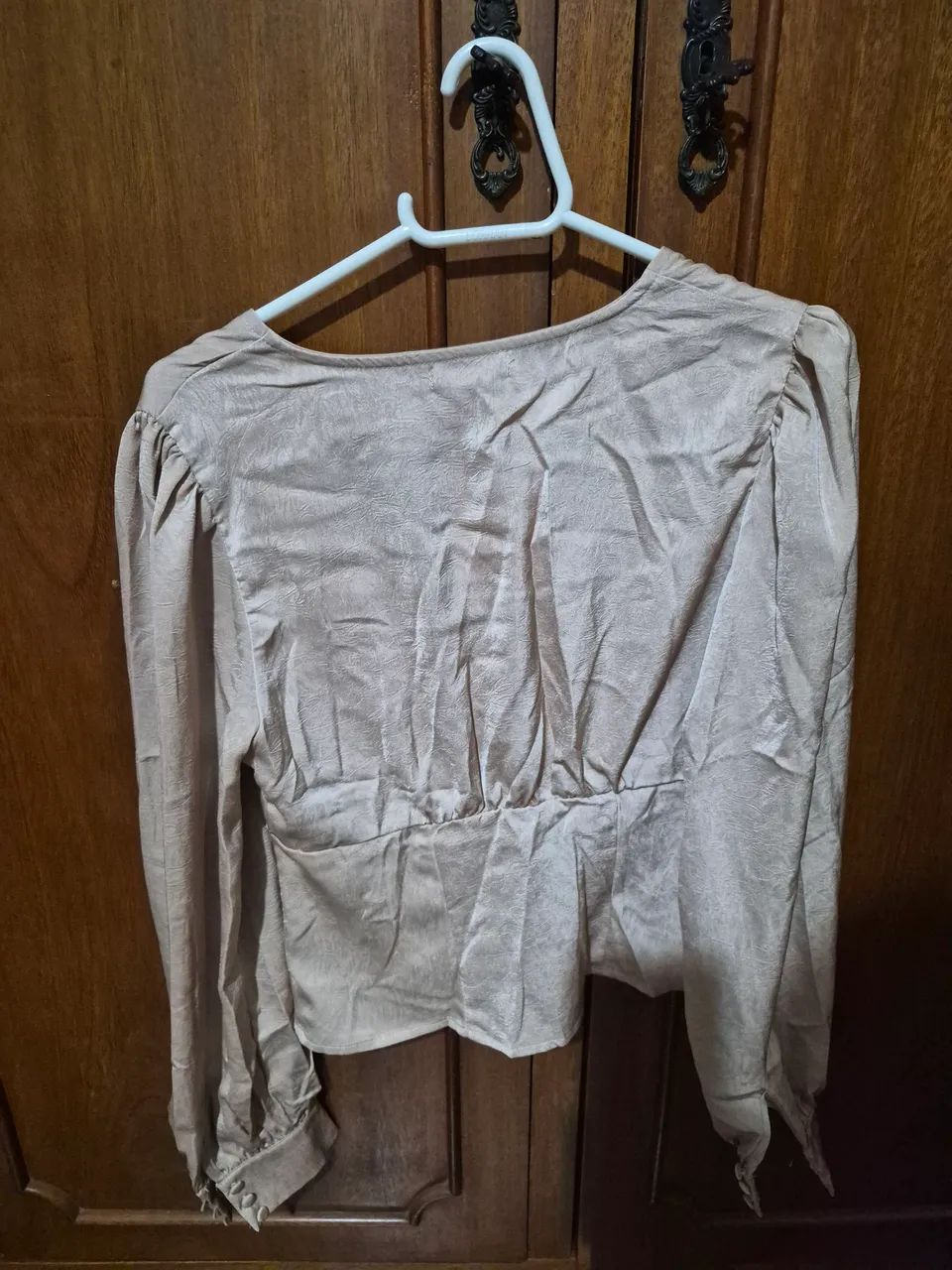 Blusa Social Champanhe - Foto 3