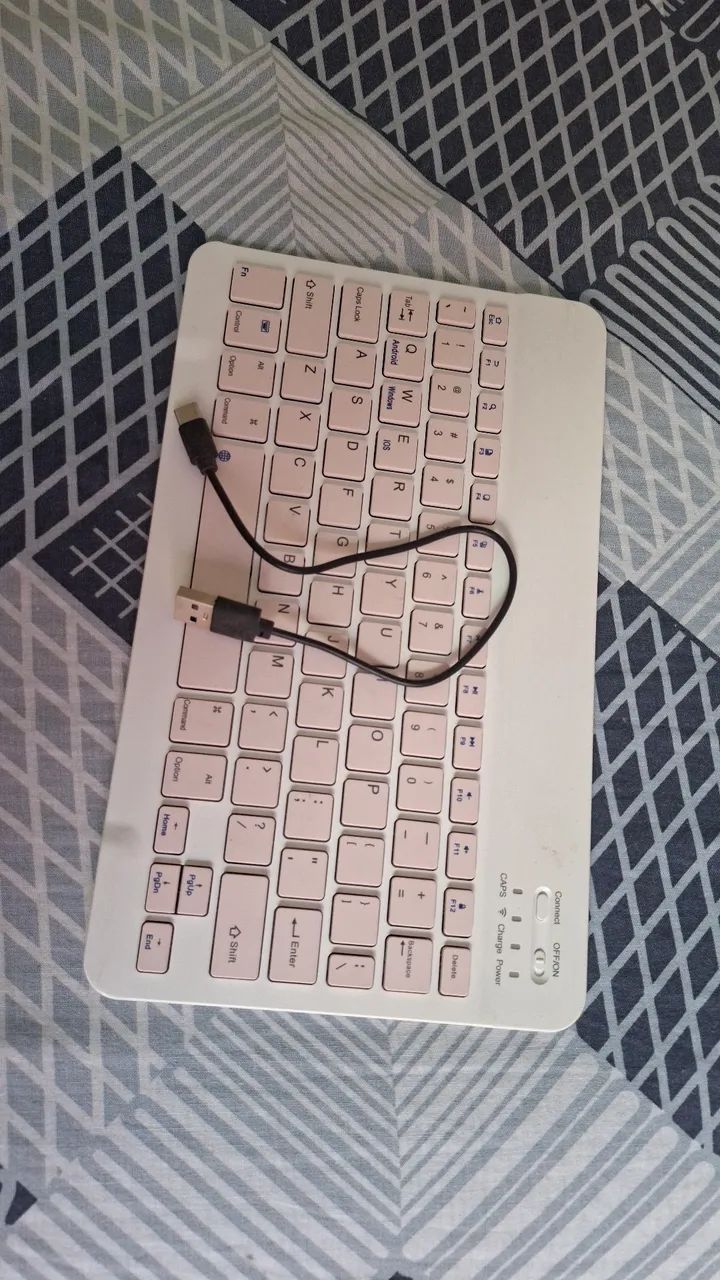 Capa Rosa + Teclado Bluetooth Samsung Galaxy Tab S6 Lite - Foto 5