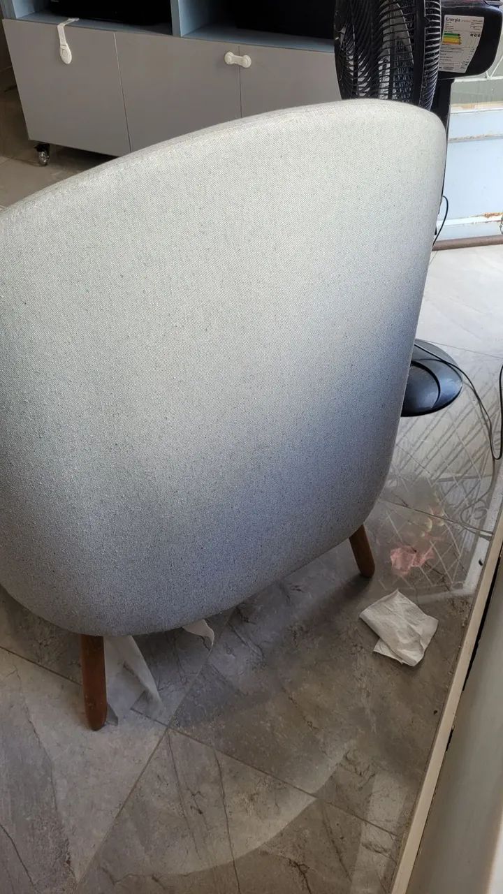 Poltrona Amamentacao LINHO - Foto 5