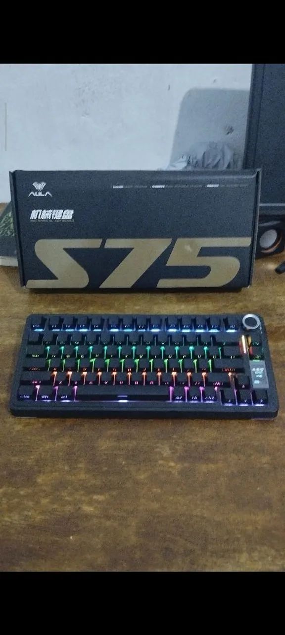 TECLADO MECÂNICO AULA S75 