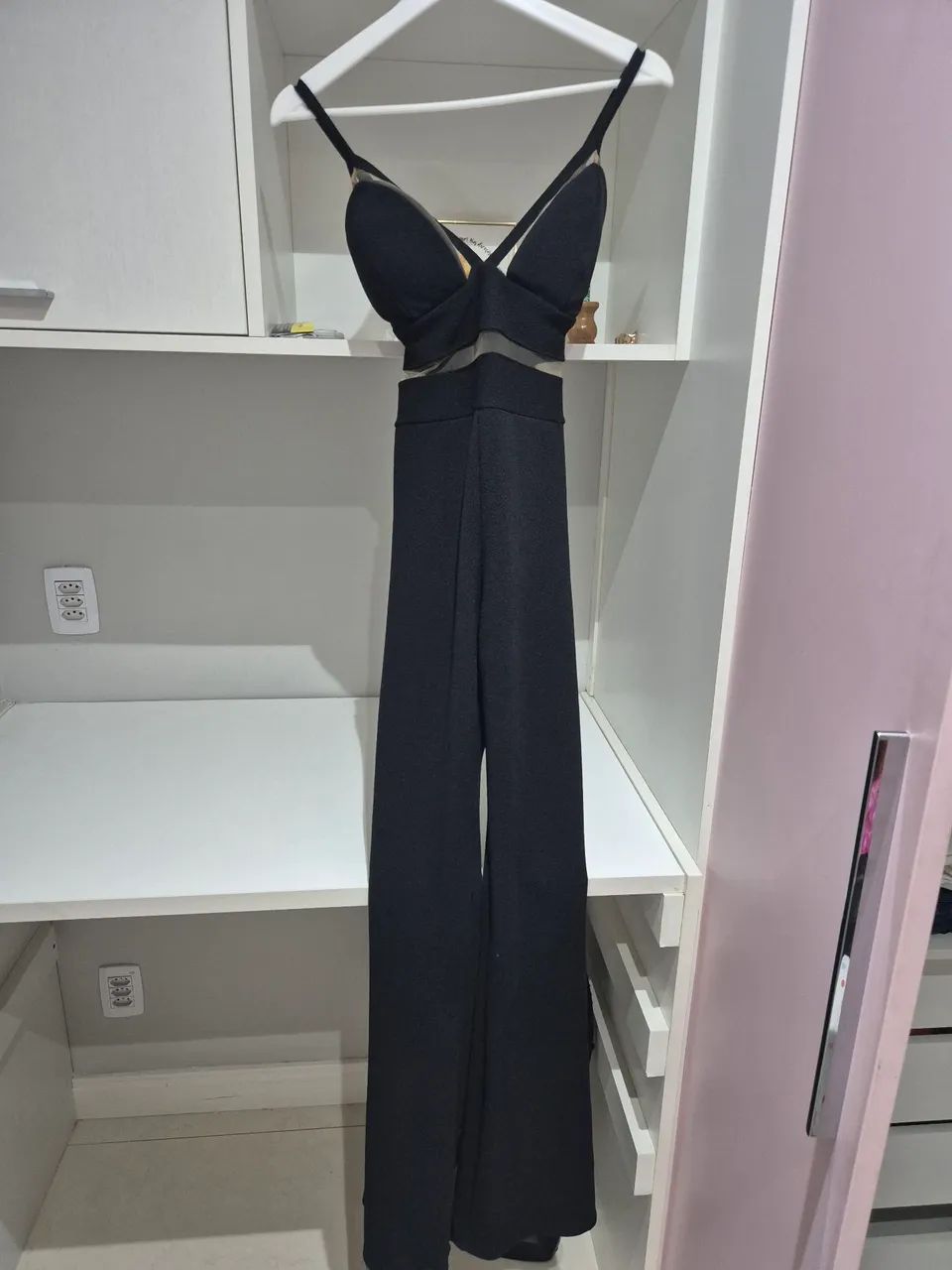 Vendo macacao longo preto