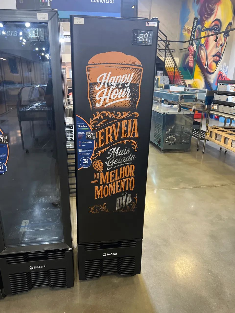 Cervejeira Imbera - slim - porta sólida 