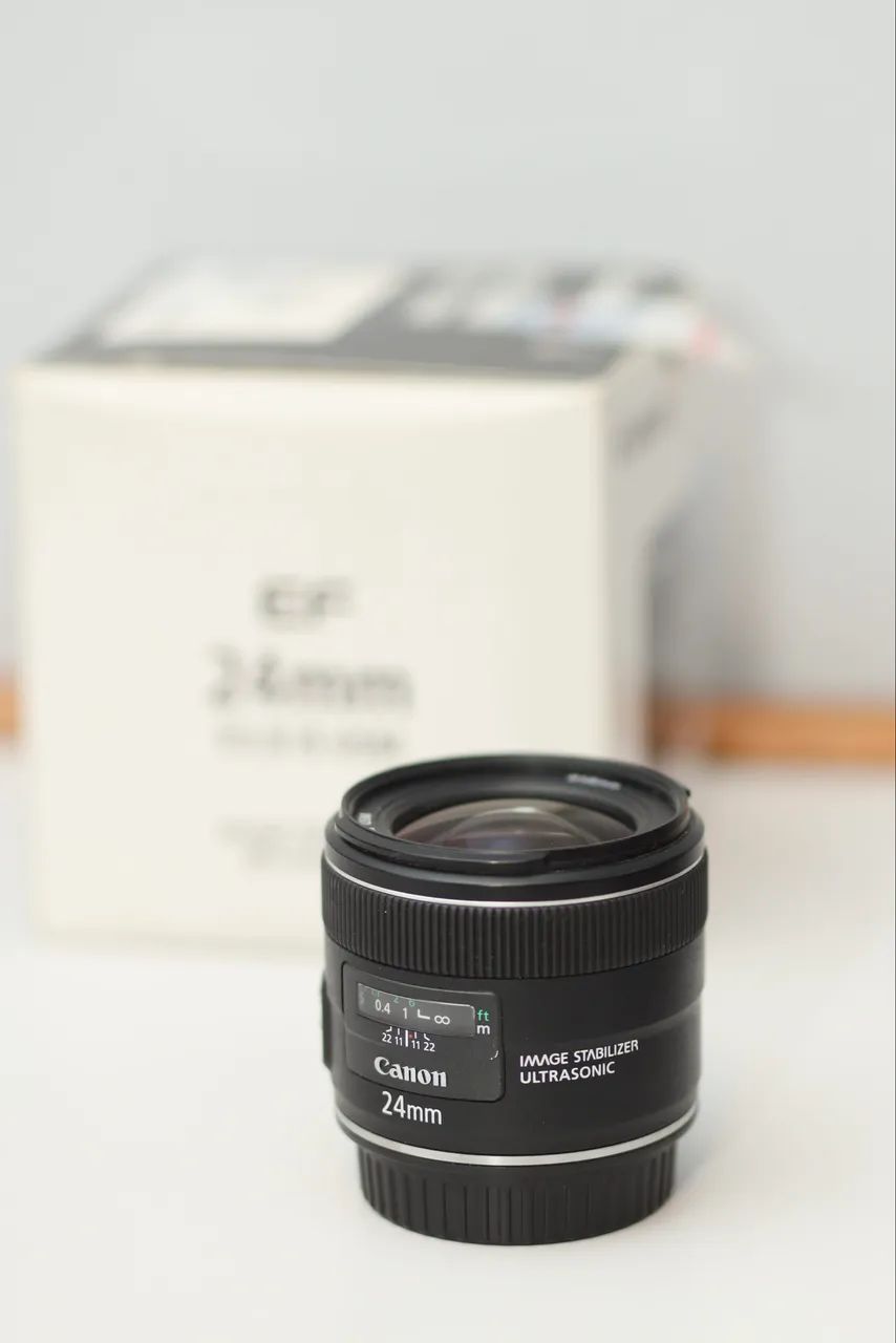 Lente Canon EF 24mm 2.8 IS  - Foto 2