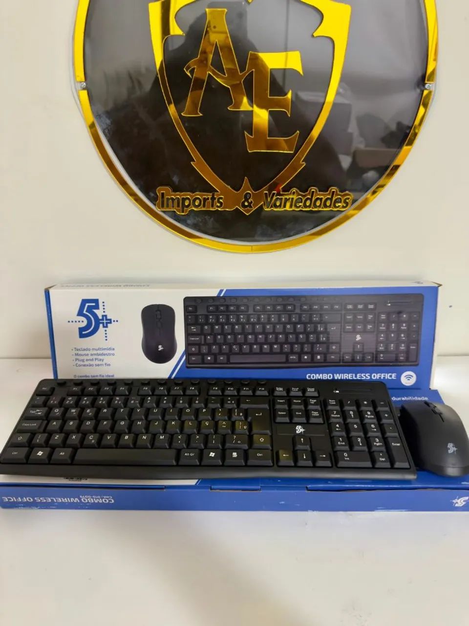 Teclado + mouse Sem Fio - Foto 4