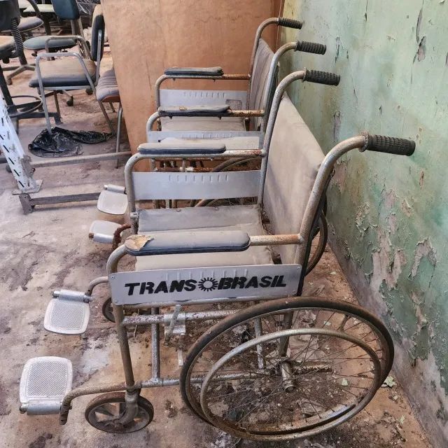Lote 2 Cadeiras de Rodas Da Antiga Transbrasil - Foto 4