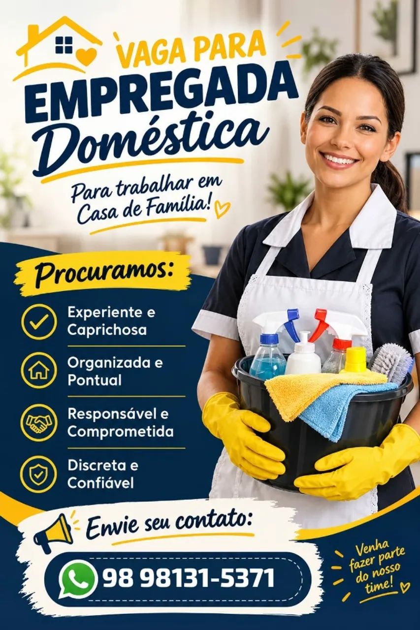 Vaga Empregada Doméstica 