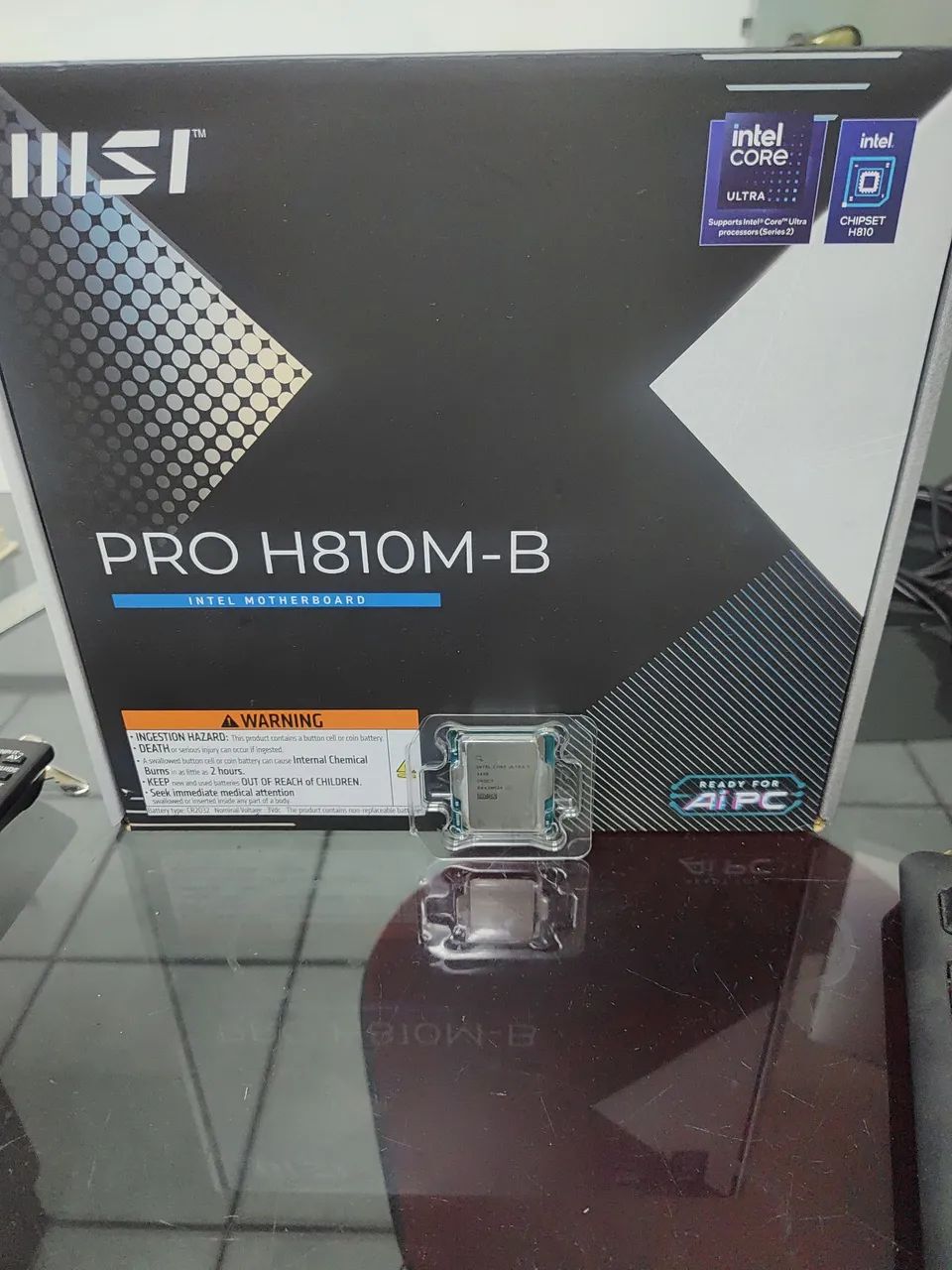 processador ultra 5 245k  + placa mãe 